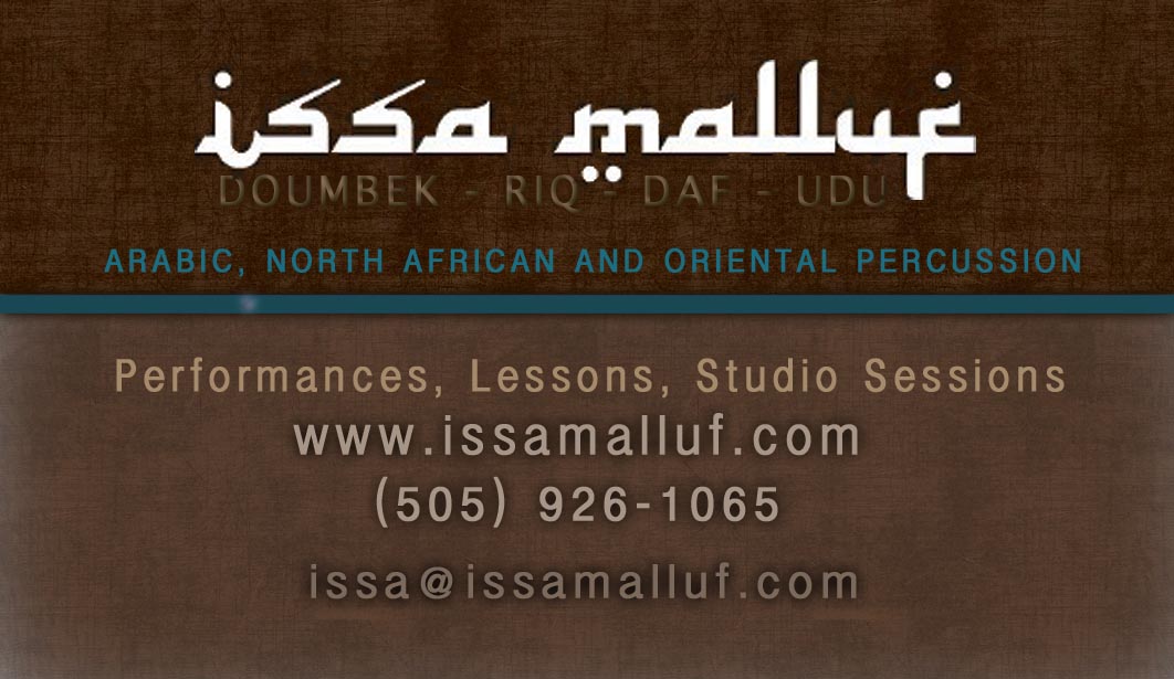 Issa Malluf Business Card by Isa Stewart